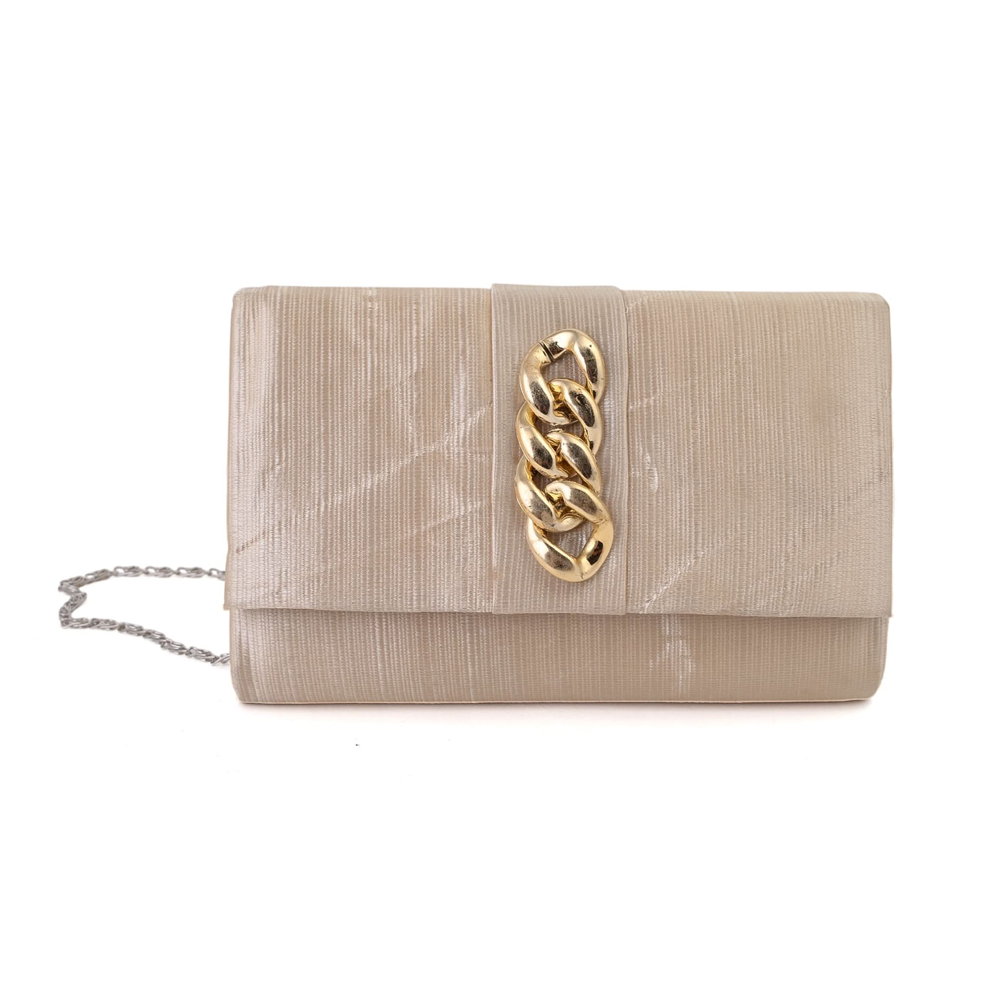 Women's Clutch - Golden, Women Clutches, Chase Value, Chase Value