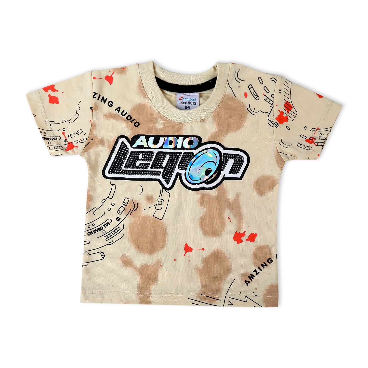 Valuable Newborn Boys Half Sleeves Suit - Fawn, Newborn Boys Sets & Suits, Chase Value, Chase Value