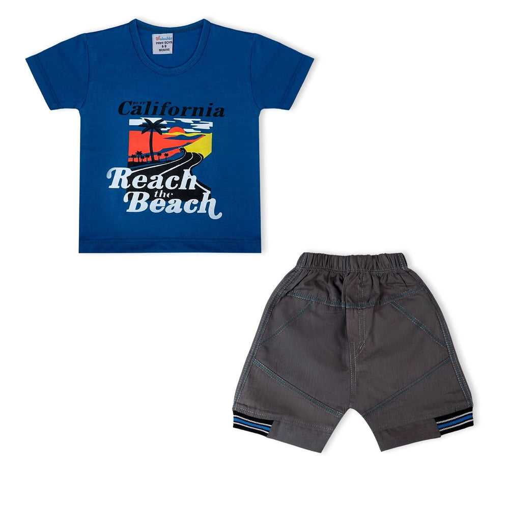 Valuable Newborn Boys Half Sleeves Suit - Blue, Newborn Boys Sets & Suits, Chase Value, Chase Value