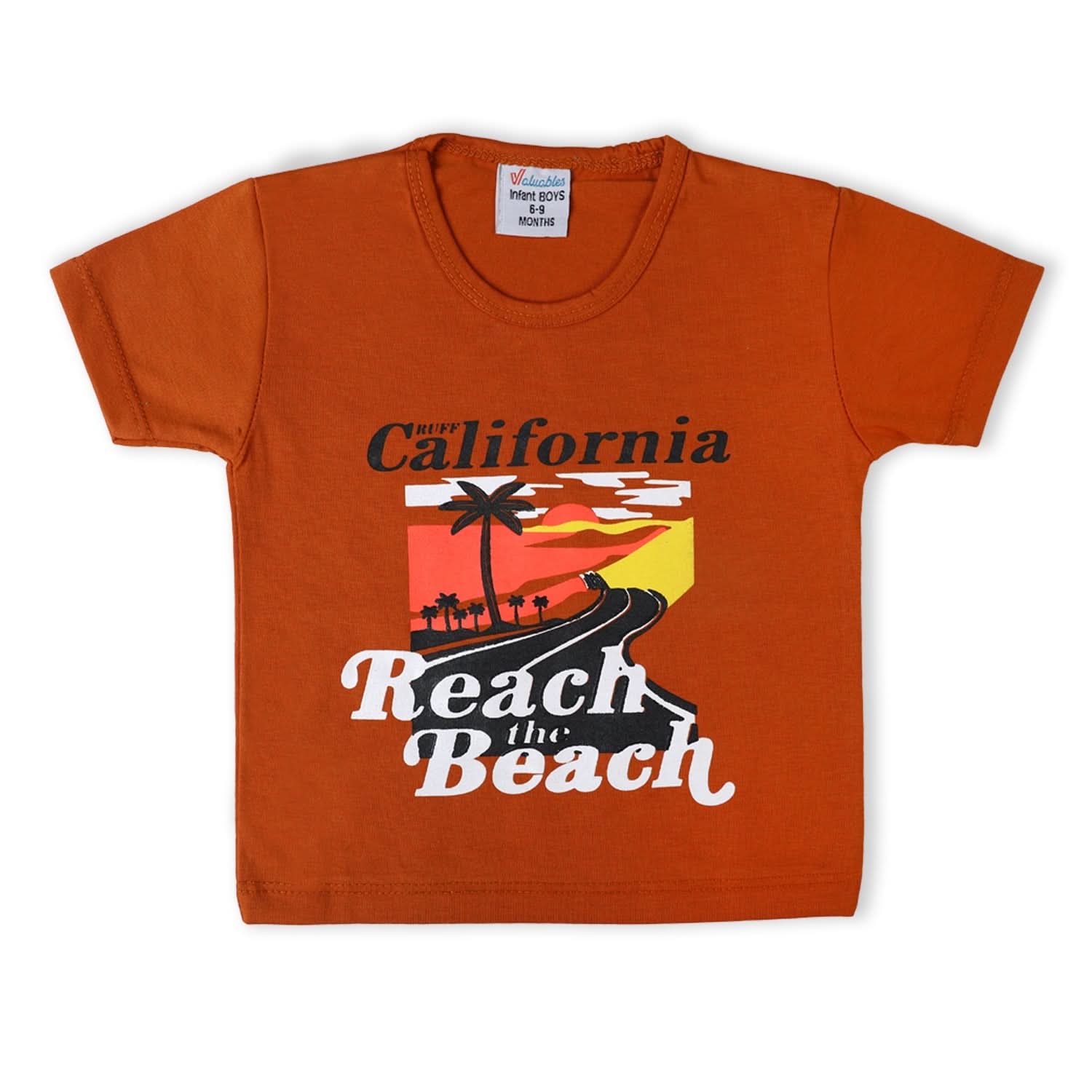 Valuable Newborn Boys Half Sleeves Suit - Rust, Newborn Boys Sets & Suits, Chase Value, Chase Value