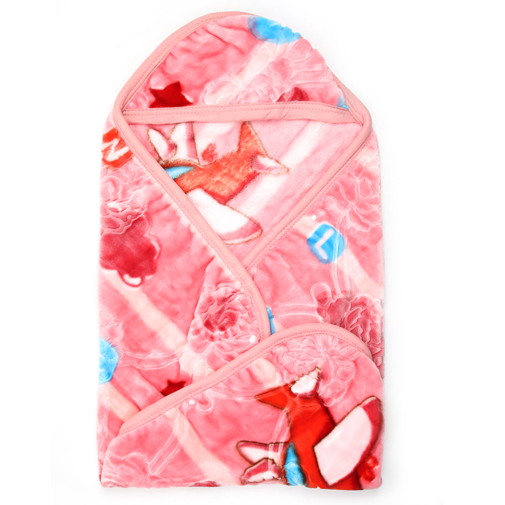 Baby Hoodie Blanket - Pink, Kids Blanket, Chase Value, Chase Value