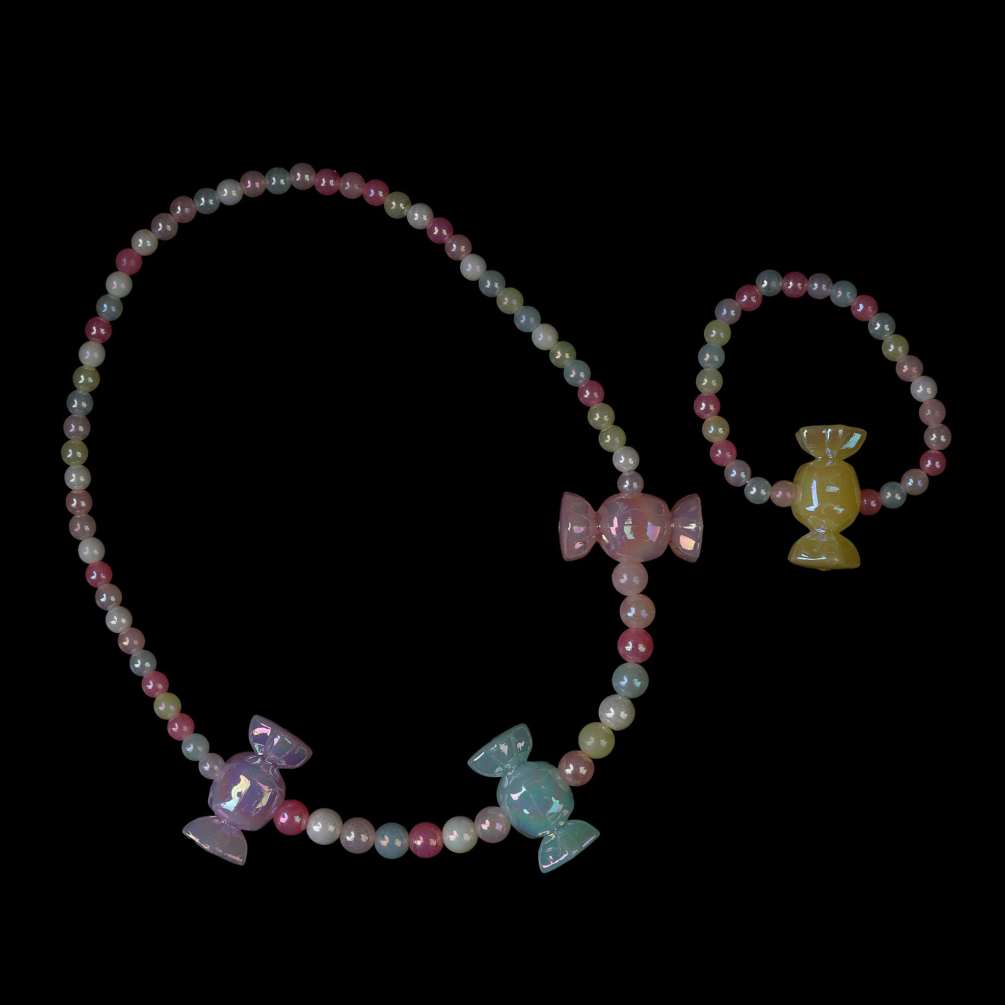 Elegant Beaded Necklace Mala For Girls - Multi Color, Girls Necklace & Chains, Chase Value, Chase Value