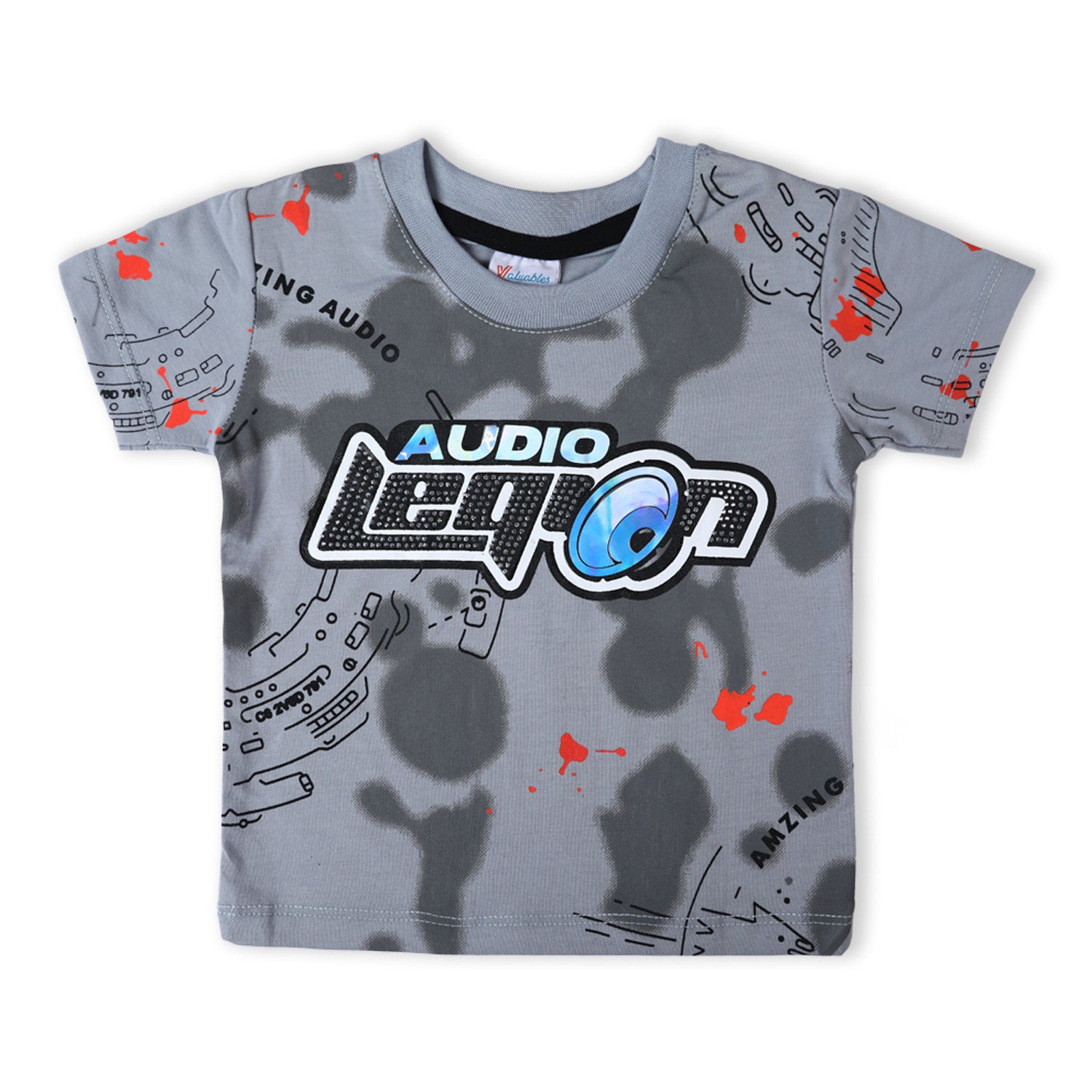 Valuable Newborn Boys Half Sleeves Suit - Grey, Newborn Boys Sets & Suits, Chase Value, Chase Value