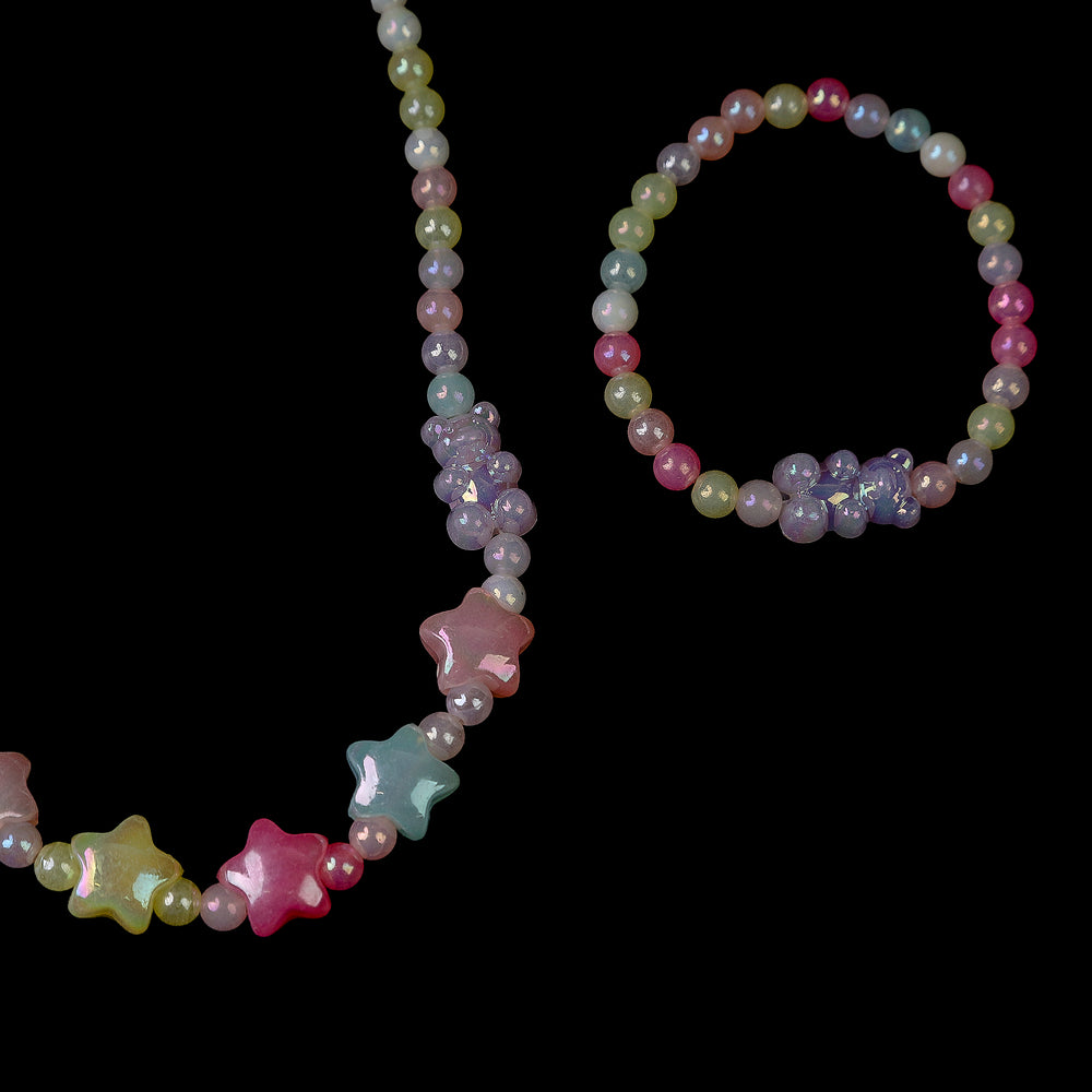 Elegant Beaded Necklace Mala For Girls - Multi Color, Girls Necklace & Chains, Chase Value, Chase Value