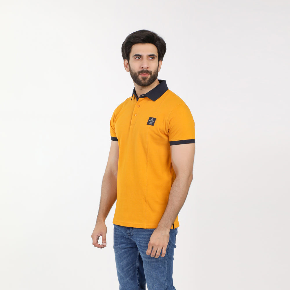 Eminent Men's Half Sleeves Polo T-Shirt - Golden, Men's T-Shirts & Polos, Eminent, Chase Value