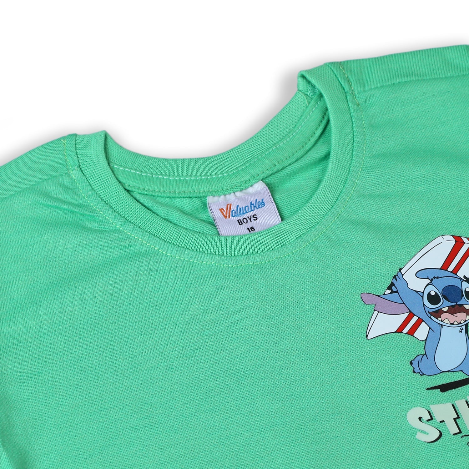 Boys Half Sleeves T-Shirt - Green, Boys T-Shirts, Chase Value, Chase Value