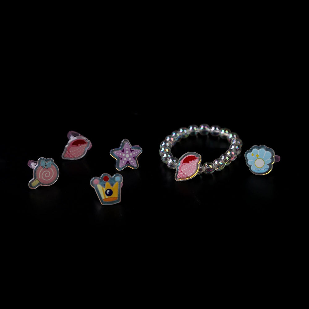 Girls Rings & Bracelets Card - Multi Color, Girls Jewellery Sets, Chase Value, Chase Value