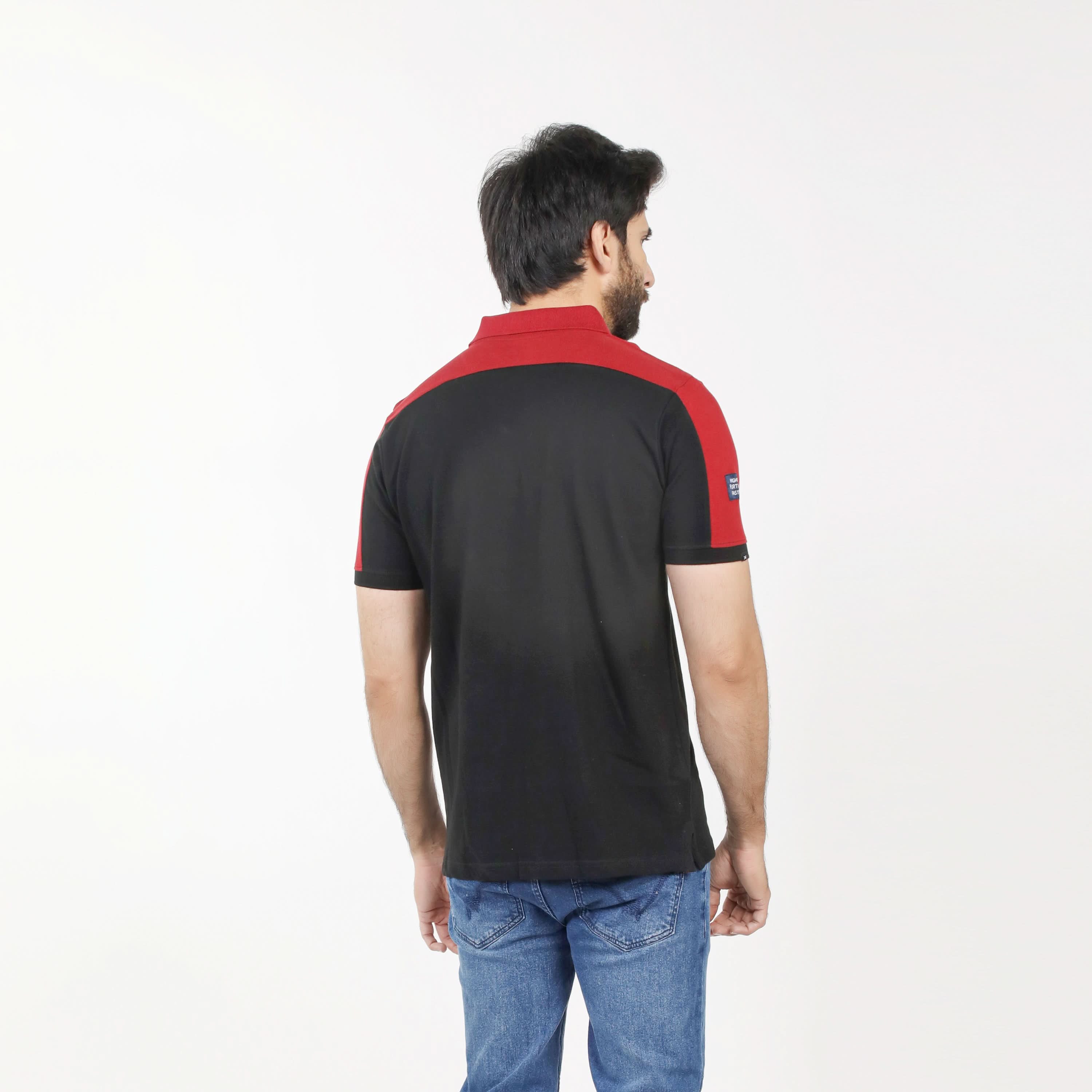 Eminent Men's Half Sleeves Polo T-Shirt - Black, Men's T-Shirts & Polos, Eminent, Chase Value