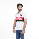 Men's Half Sleeves Polo T-Shirt - White, Men's T-Shirts & Polos, Chase Value, Chase Value