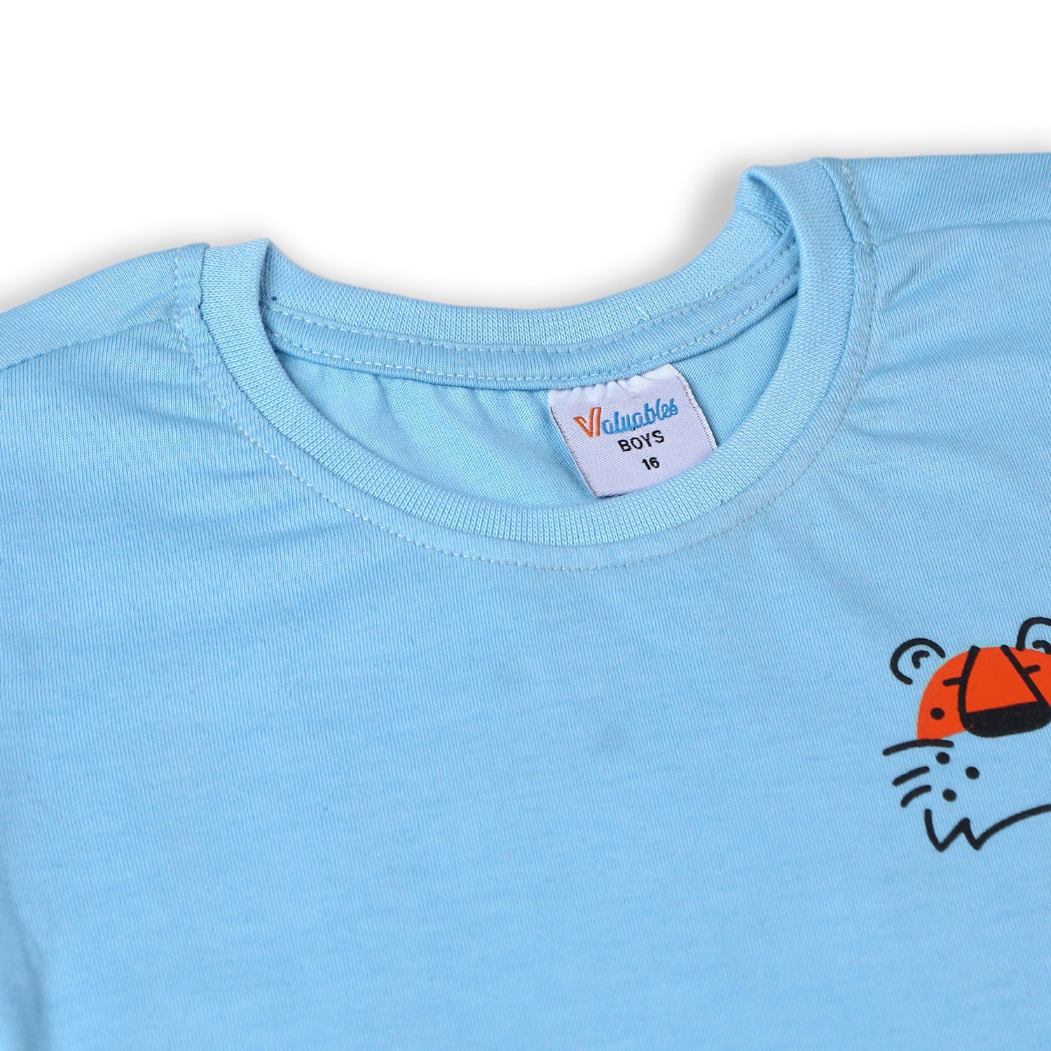 Boys Half Sleeves T-Shirt - Blue - Blue, Boys T-Shirts, Chase Value, Chase Value