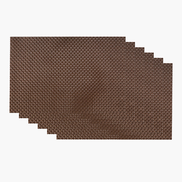 Table Mat Pack of 6 - Chocolate, Mats, Chase Value, Chase Value