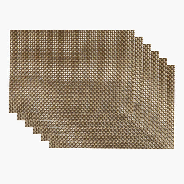 Table Mat Pack of 6 - Olive Green