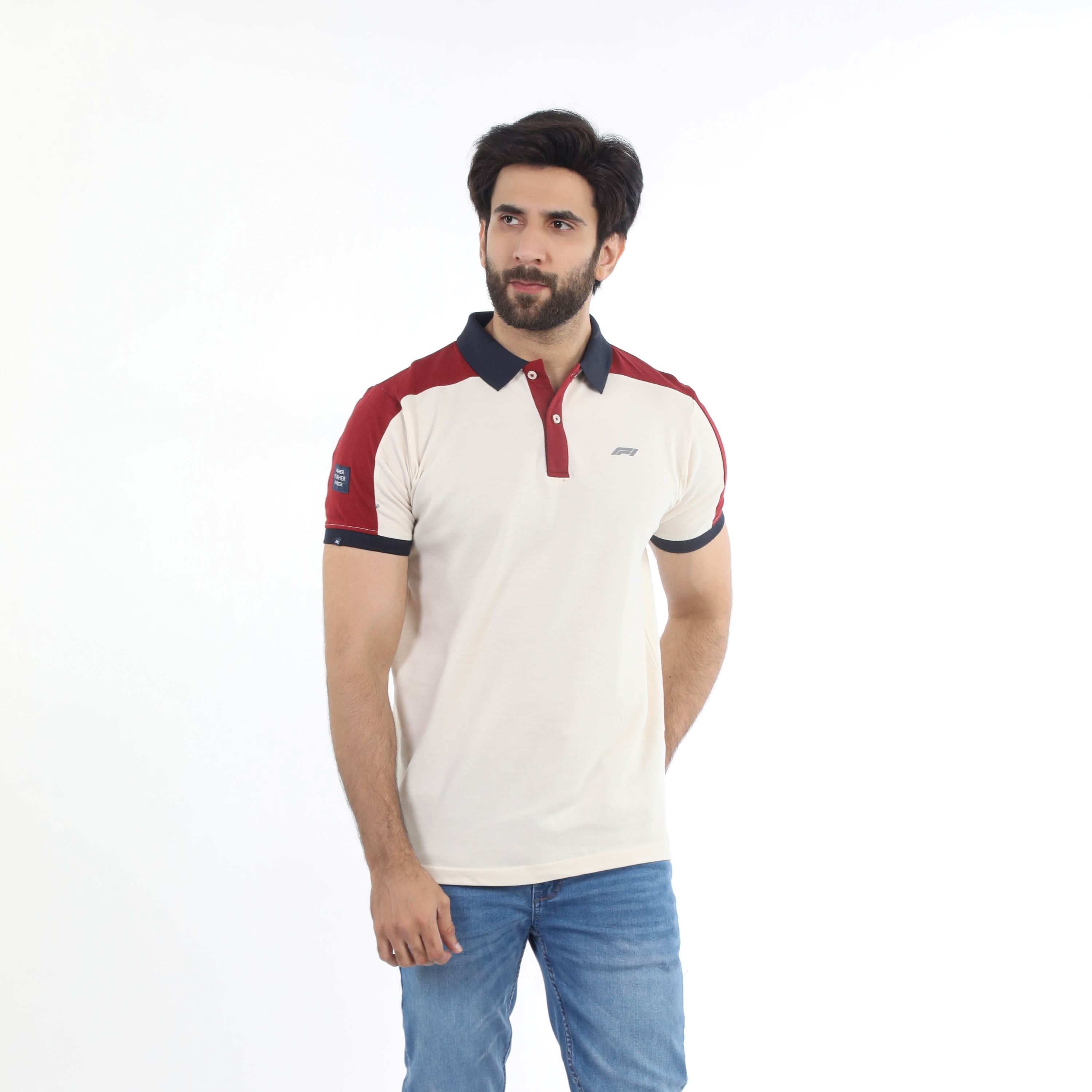Eminent Men's Half Sleeves Polo T-Shirt - White, Men's T-Shirts & Polos, Eminent, Chase Value