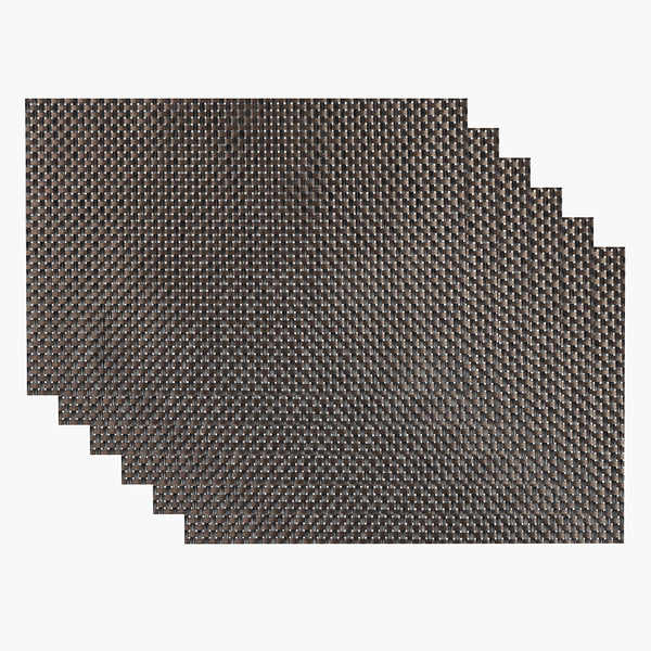Table Mat Pack of 6 - Grey, Mats, Chase Value, Chase Value