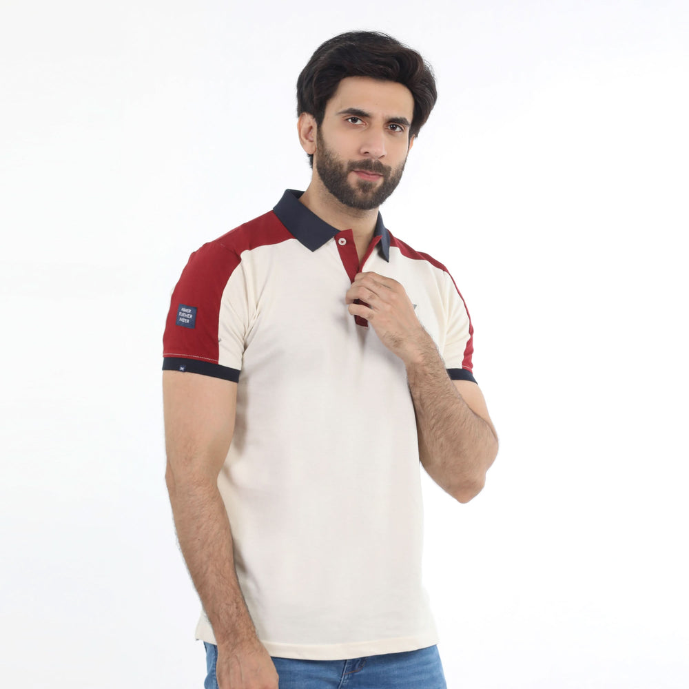 Eminent Men's Half Sleeves Polo T-Shirt - White, Men's T-Shirts & Polos, Eminent, Chase Value