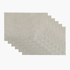 Table Mat Pack of 6 - Silver, Mats, Chase Value, Chase Value