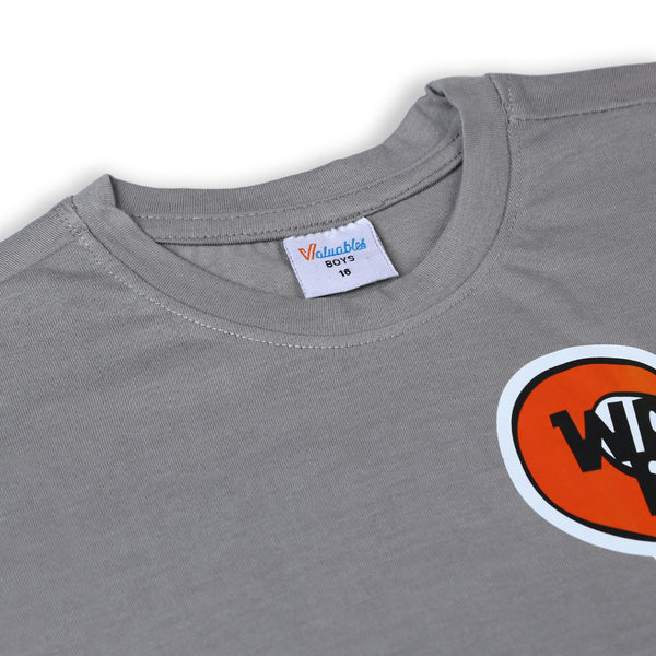 Boys Half Sleeves T-Shirt - Grey