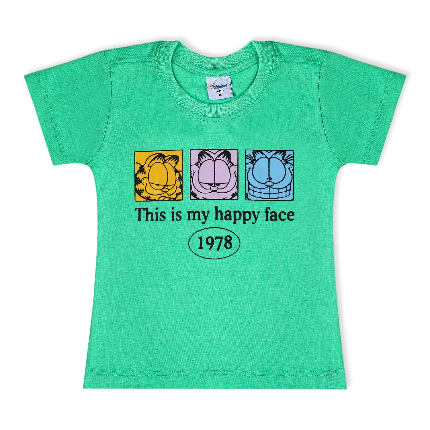 Boys Half Sleeves T-Shirt - Green, Boys T-Shirts, Chase Value, Chase Value