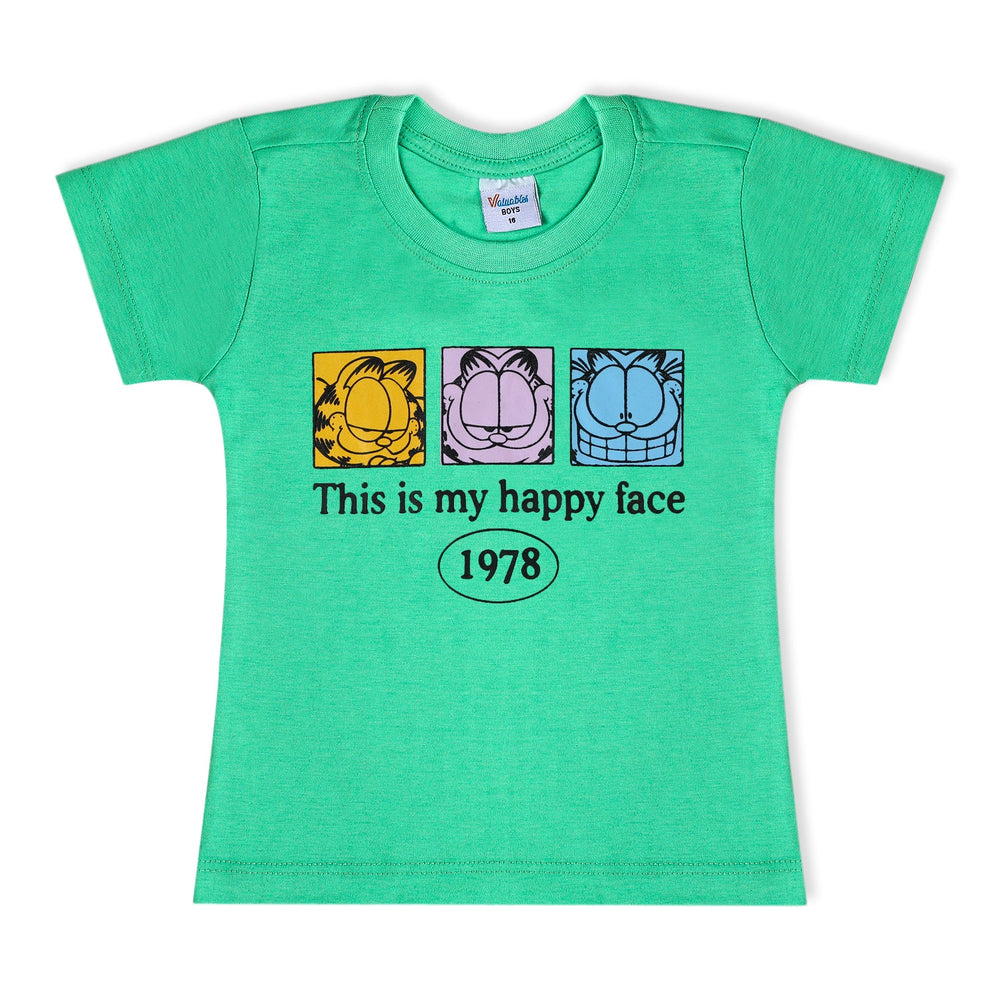 Boys Half Sleeves T-Shirt - Green, Boys T-Shirts, Chase Value, Chase Value