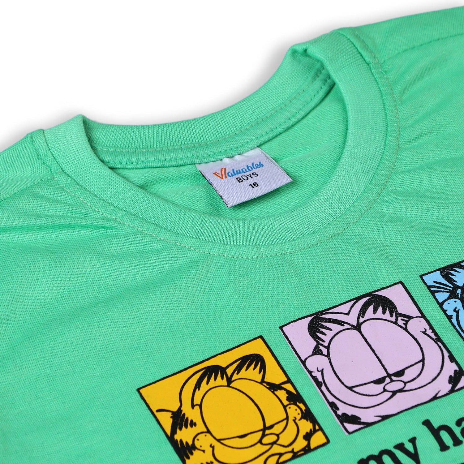 Boys Half Sleeves T-Shirt - Green, Boys T-Shirts, Chase Value, Chase Value