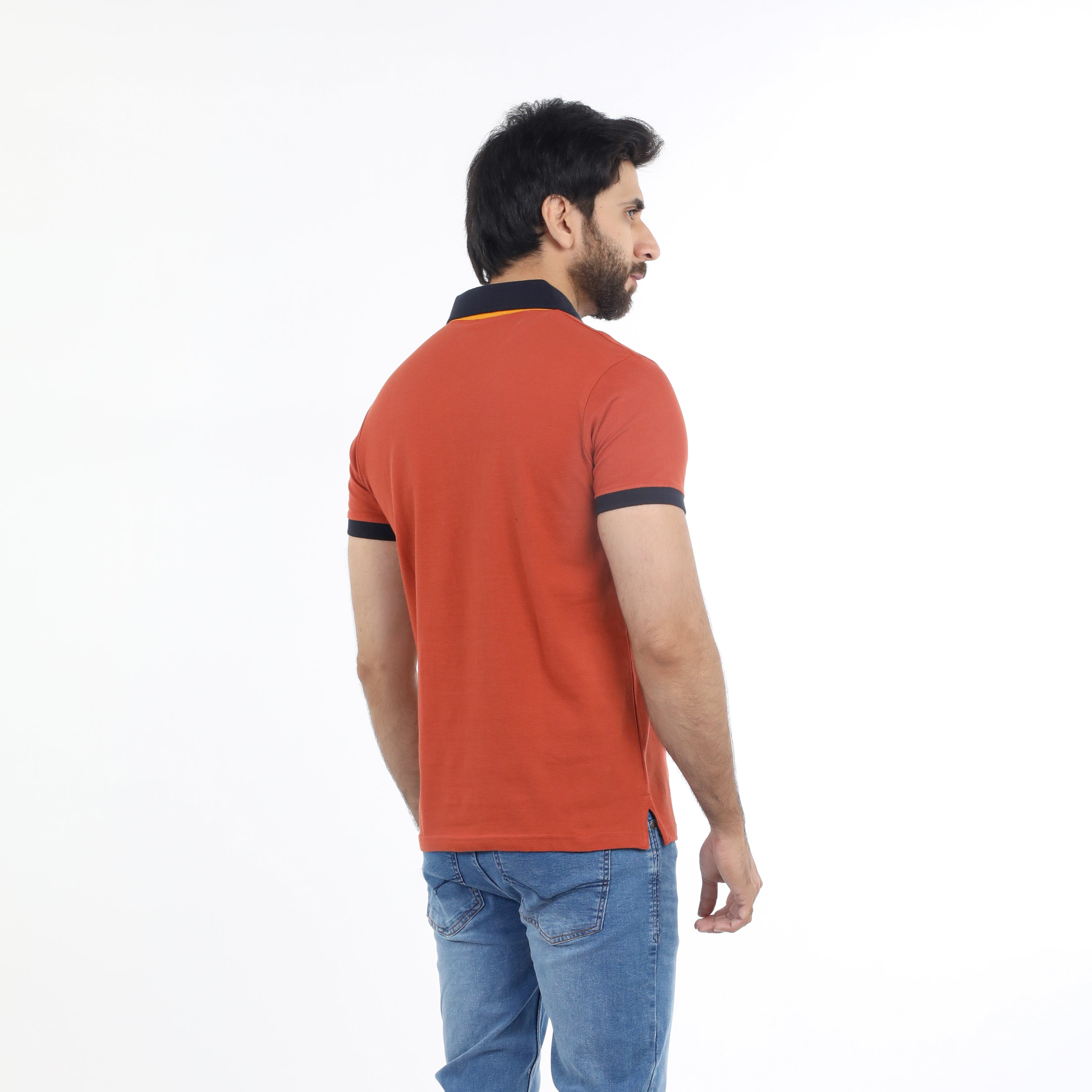 Eminent Men's Half Sleeves Polo T-Shirt - Reddish Brown, Men's T-Shirts & Polos, Eminent, Chase Value
