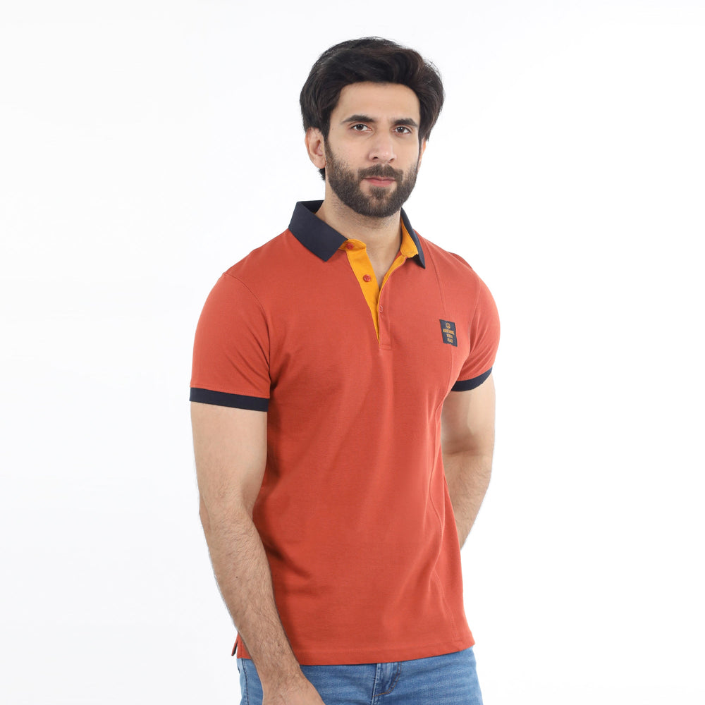 Eminent Men's Half Sleeves Polo T-Shirt - Reddish Brown, Men's T-Shirts & Polos, Eminent, Chase Value
