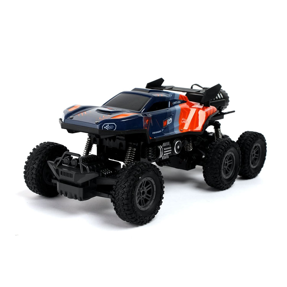 Rock Crawler - Monster Truck with Rechargeable Battery Smoke Mist, Remote Control, Chase Value, Chase Value