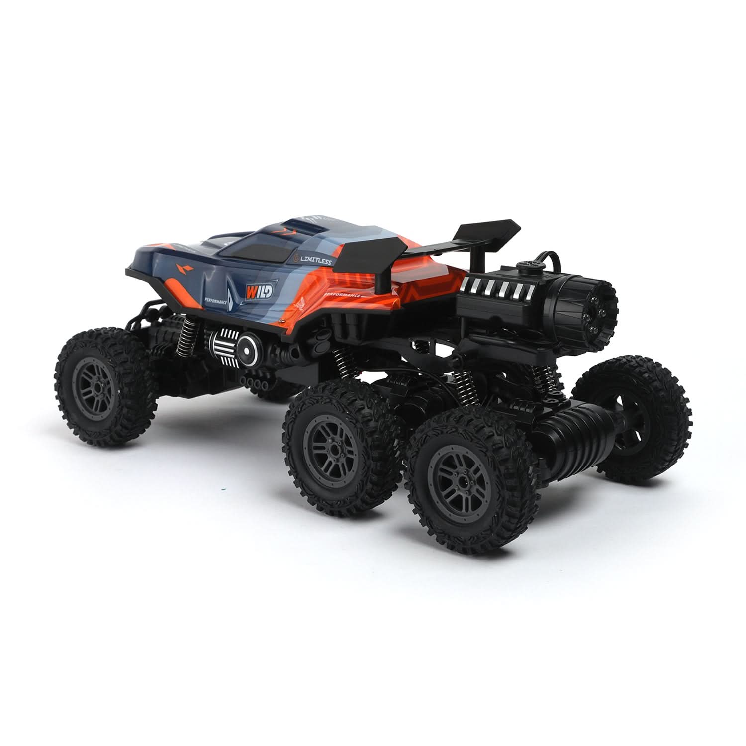 Rock Crawler - Monster Truck with Rechargeable Battery Smoke Mist, Remote Control, Chase Value, Chase Value