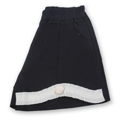 Girls Cotton Shorts - Black