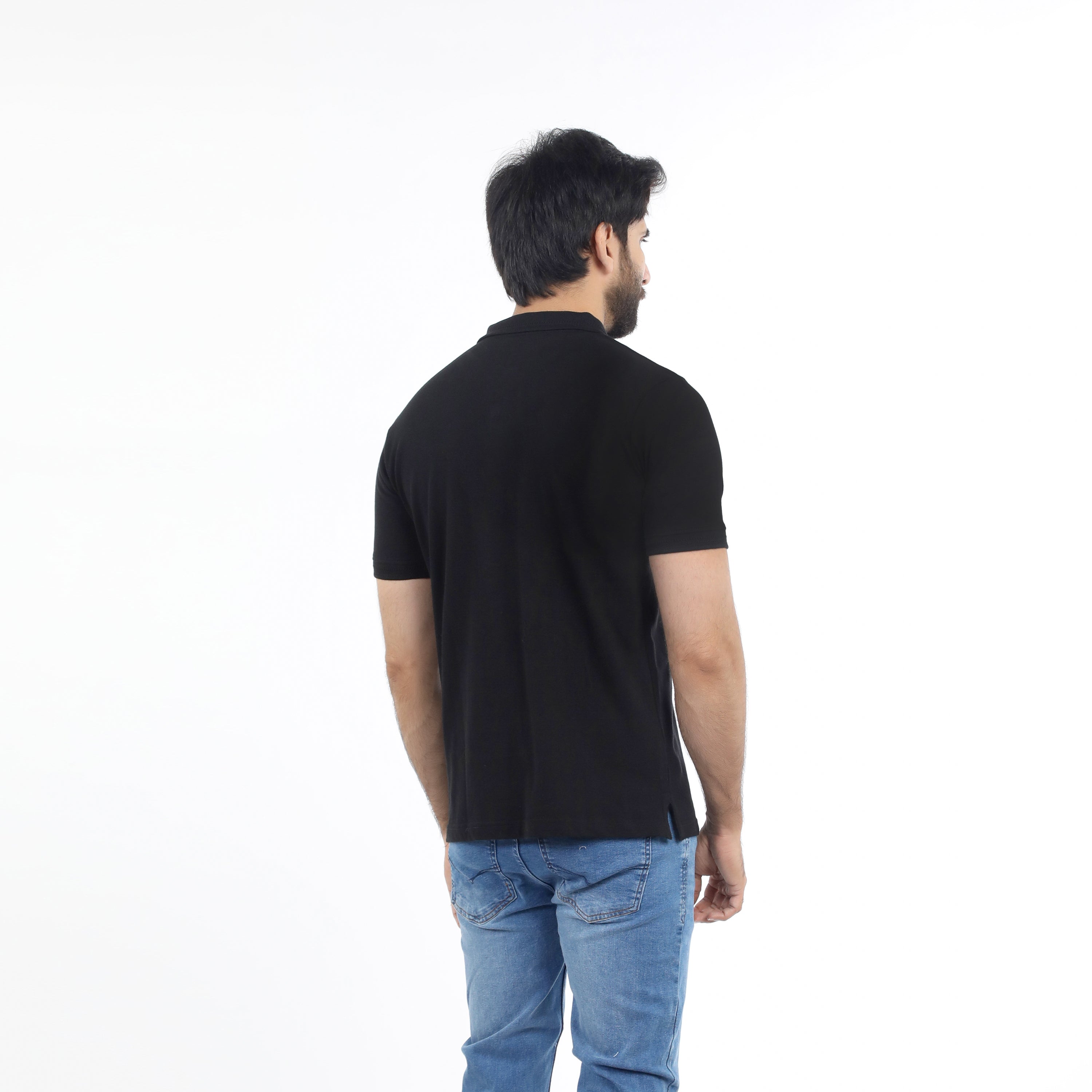 Eminent Men's Half Sleeves Polo T-Shirt - Black, Men's T-Shirts & Polos, Eminent, Chase Value