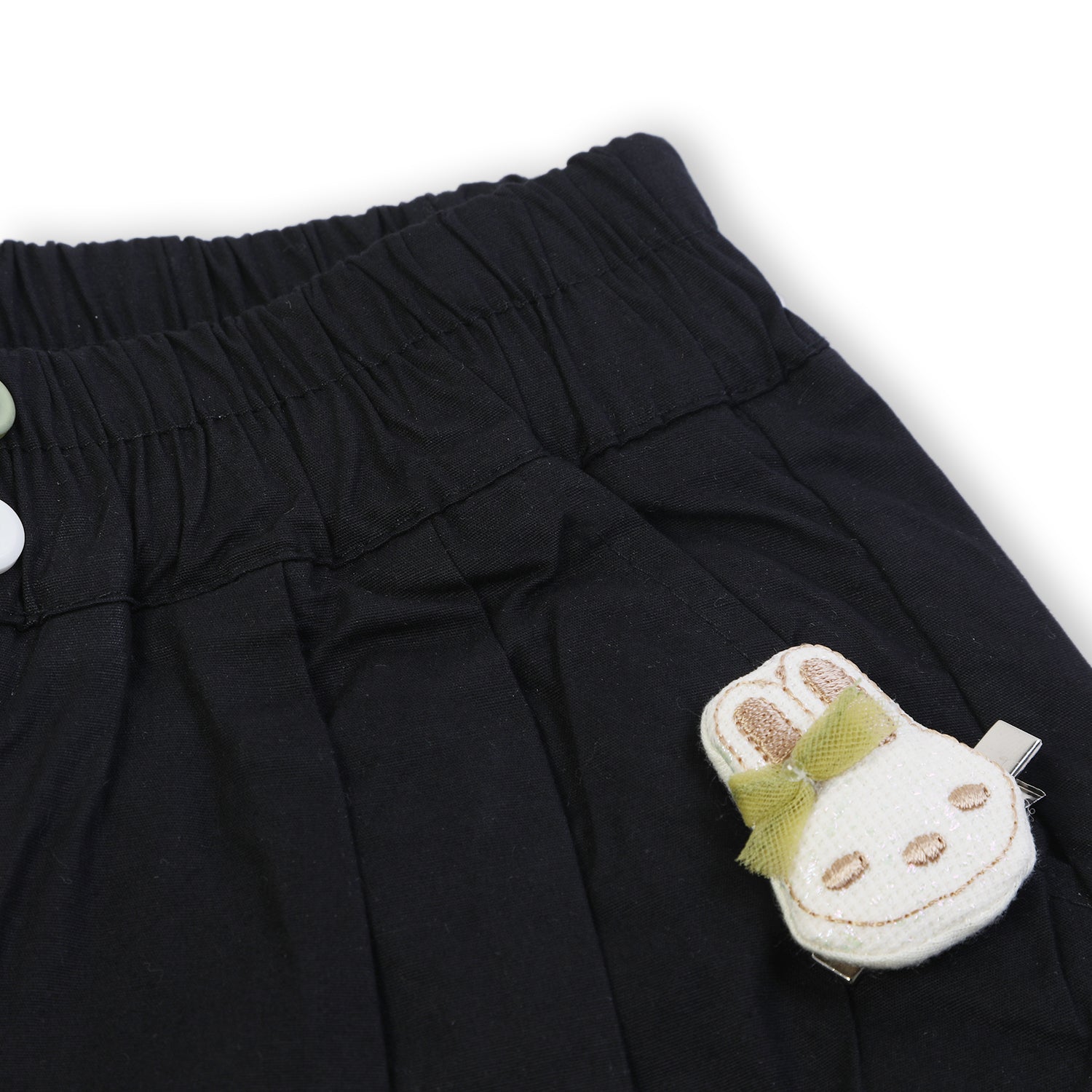 Girls Cotton Shorts - Black, Girls Shorts Skirts, Chase Value, Chase Value