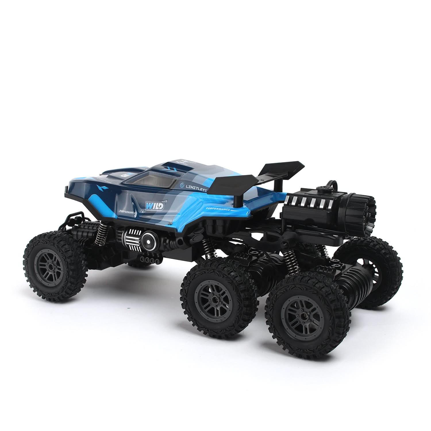 Rock Crawler - Monster Truck with Rechargeable Battery Smoke Mist, Remote Control, Chase Value, Chase Value
