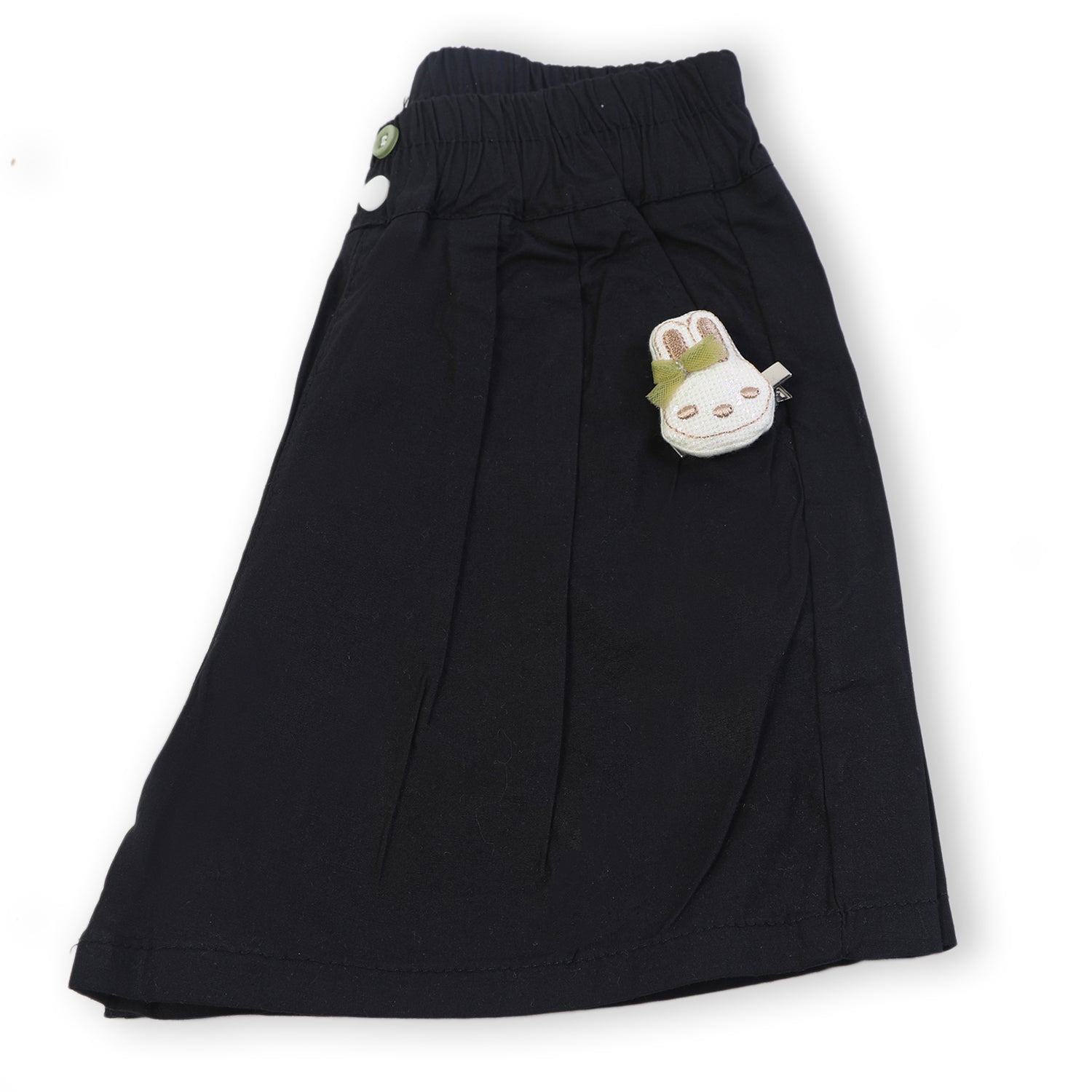 Girls Cotton Shorts - Black, Girls Shorts Skirts, Chase Value, Chase Value