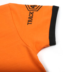 Boys Half Sleeves T-Shirt - Orange