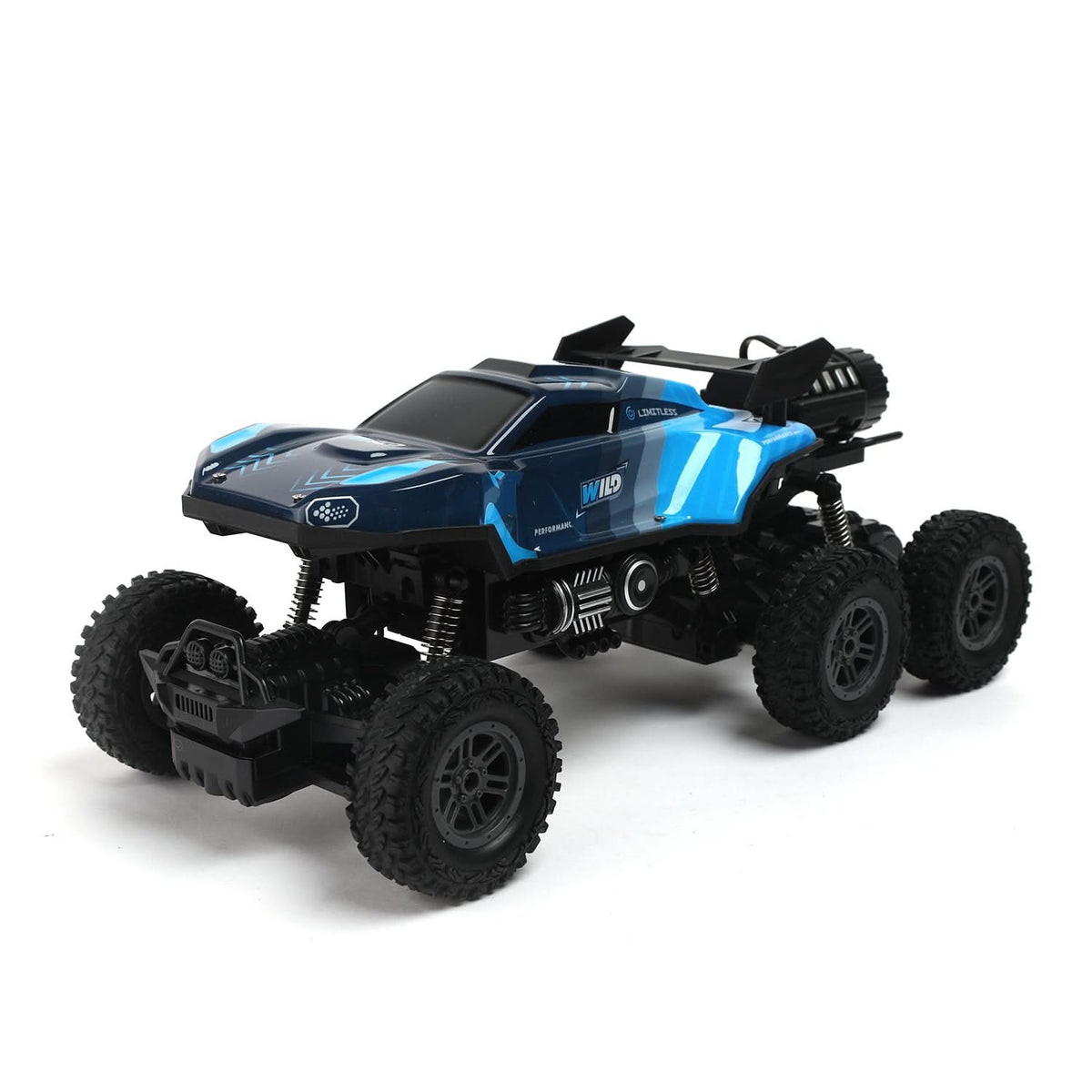 Rock Crawler - Monster Truck with Rechargeable Battery Smoke Mist, Remote Control, Chase Value, Chase Value