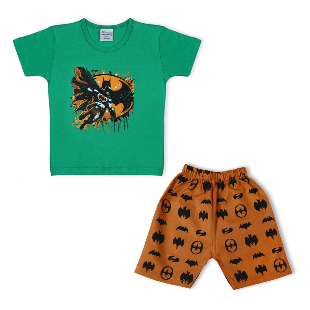Valuable Newborn Boys Half Sleeves Suit - Green, Newborn Boys Sets & Suits, Chase Value, Chase Value