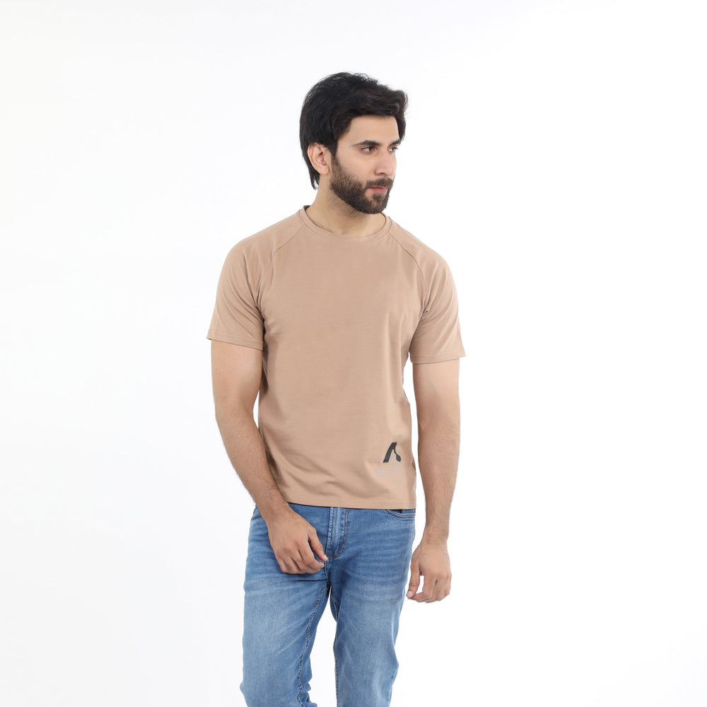 Eminent Men's Half Sleeves T-Shirt - Brown, Men's T-Shirts & Polos, Eminent, Chase Value