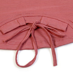 Girls Tight Half Sleeves Suit - Maroon