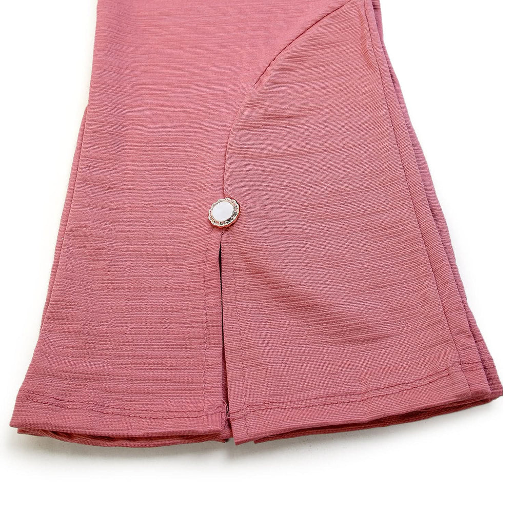 Girls Tight Half Sleeves Suit - Maroon, Girls Suits, Chase Value, Chase Value