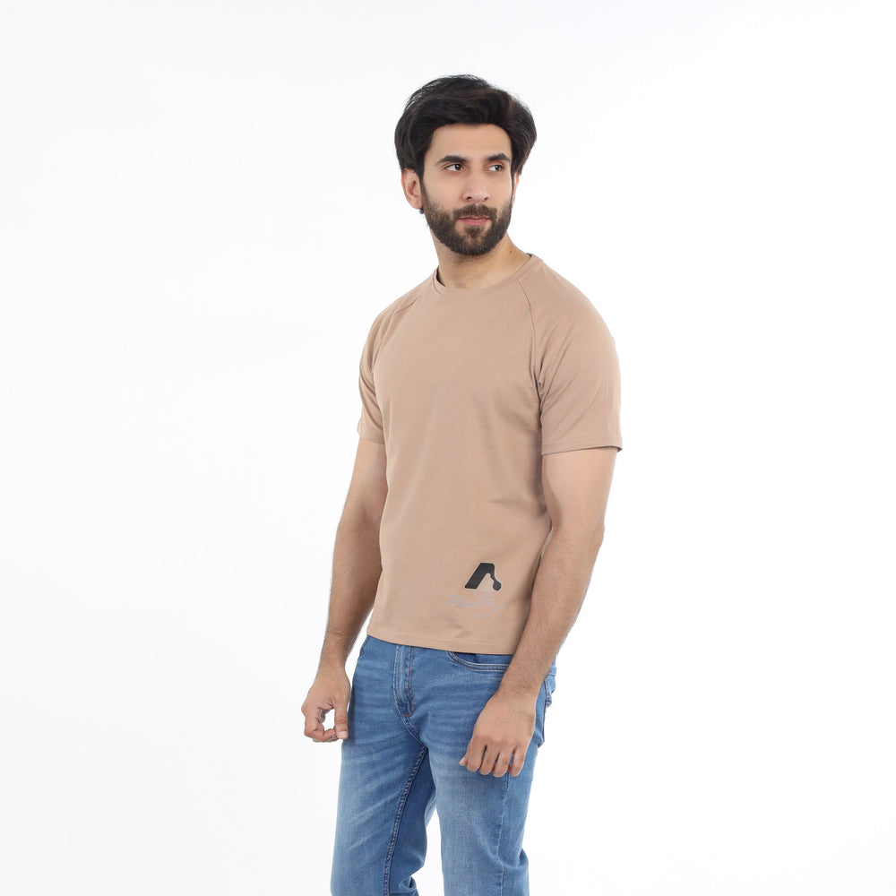 Eminent Men's Half Sleeves T-Shirt - Brown, Men's T-Shirts & Polos, Eminent, Chase Value