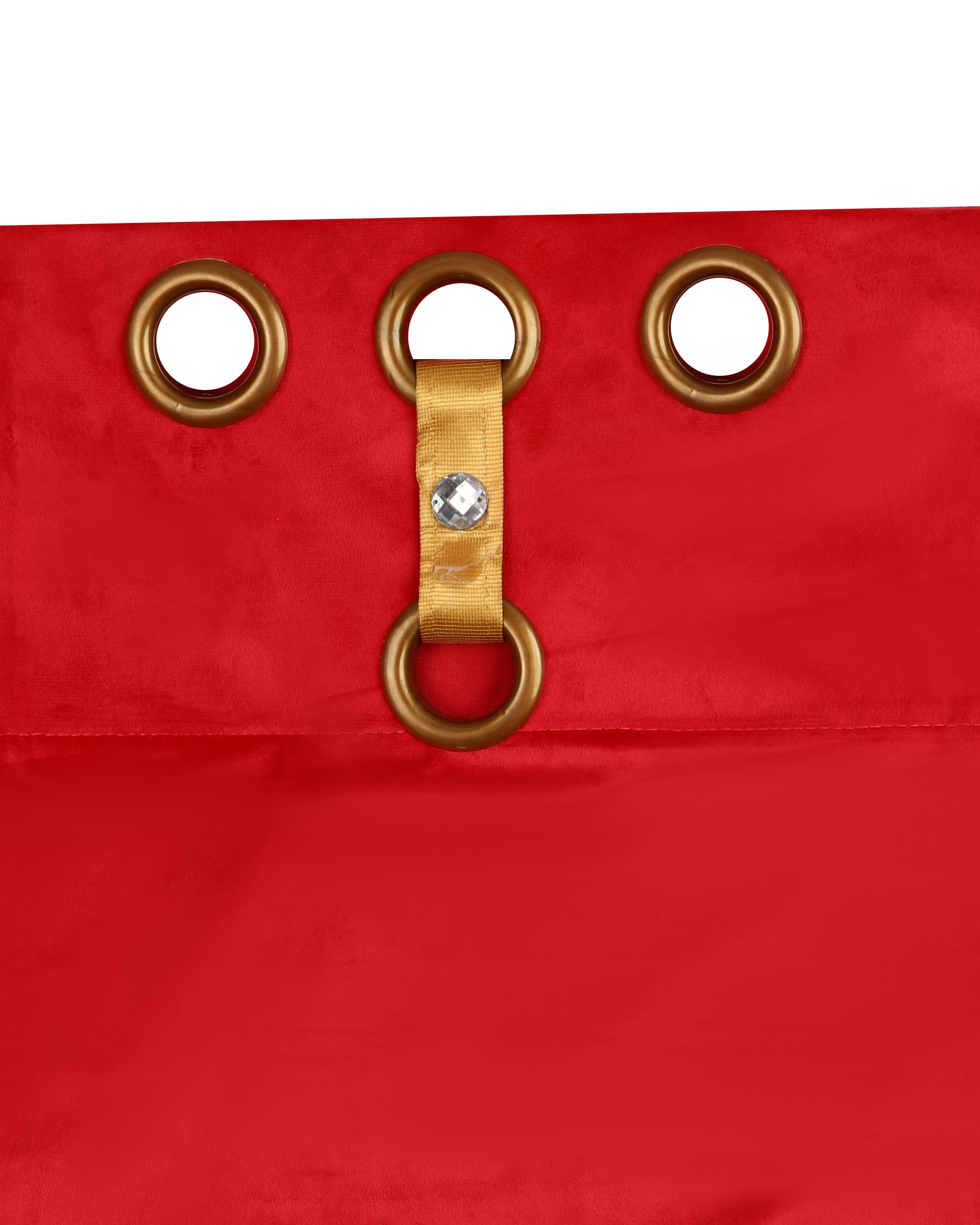 Dyed Velvet Room Curtains – Double Rings - 7.5*4.5