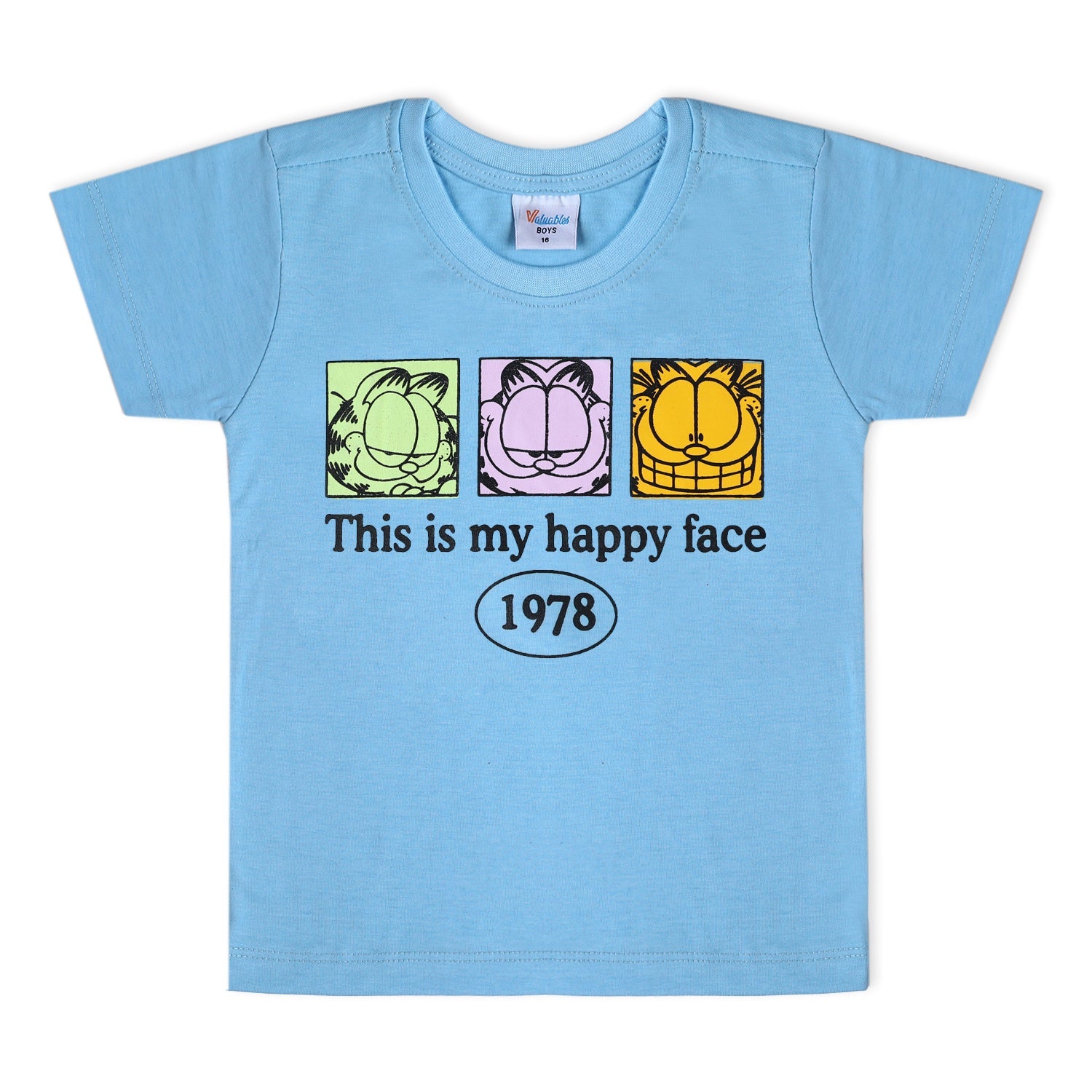 Boys Half Sleeves T-Shirt - Blue, Boys T-Shirts, Chase Value, Chase Value