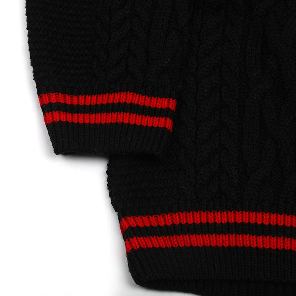 Eminent Boys Crew Neck Sweater - Black