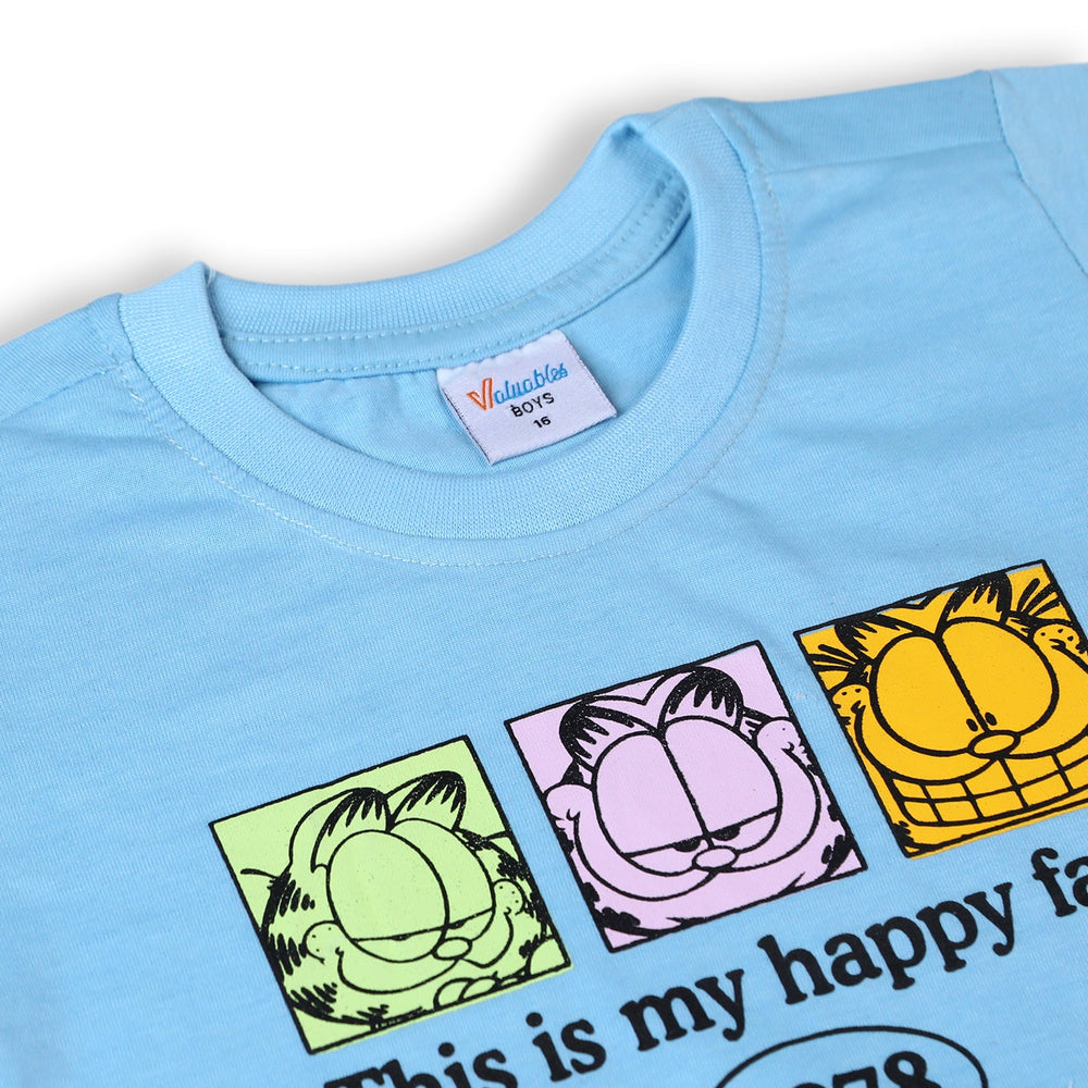 Boys Half Sleeves T-Shirt - Blue, Boys T-Shirts, Chase Value, Chase Value