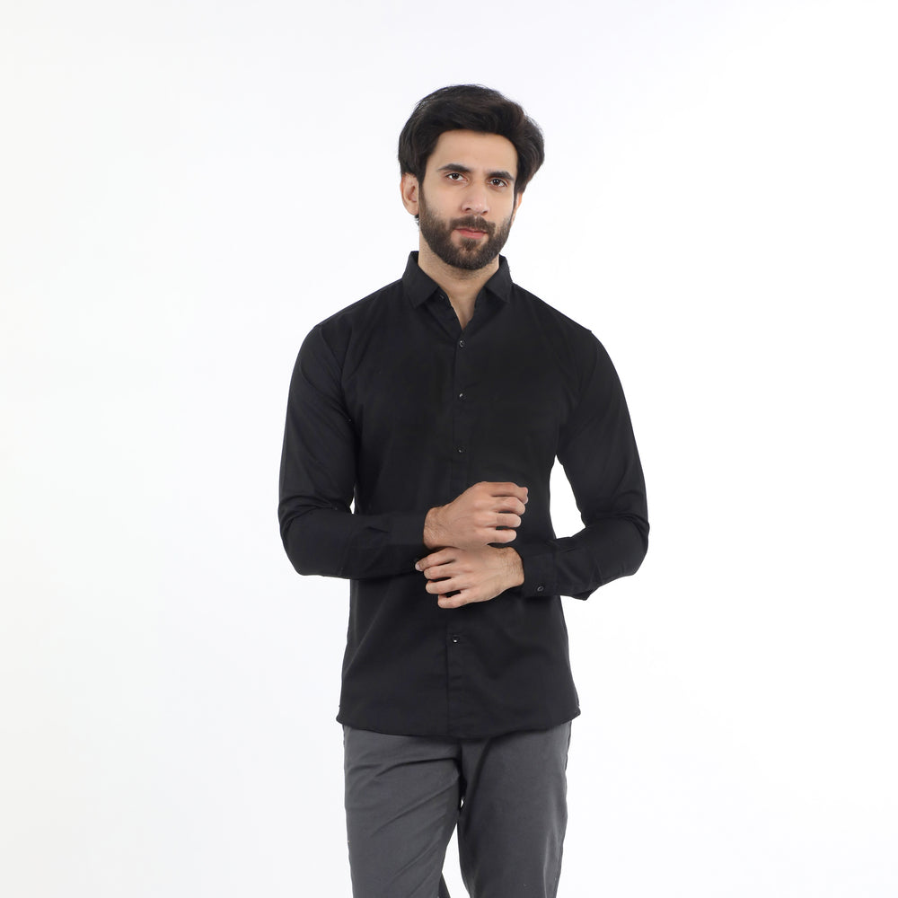 Men's Casual Shirt - Black, Men's Shirts, Chase Value, Chase Value