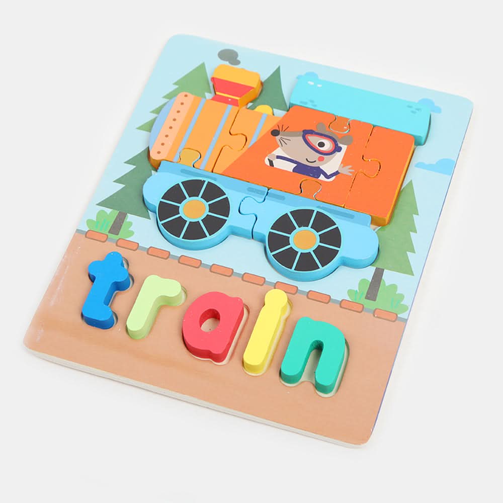 Wooden Puzzle Game - Train, Board Games & Puzzles, Chase Value, Chase Value