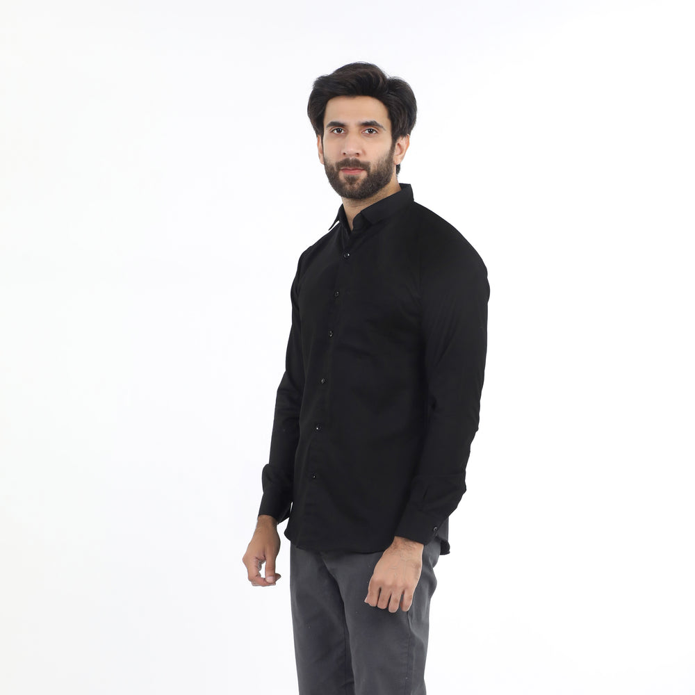 Men's Casual Shirt - Black, Men's Shirts, Chase Value, Chase Value