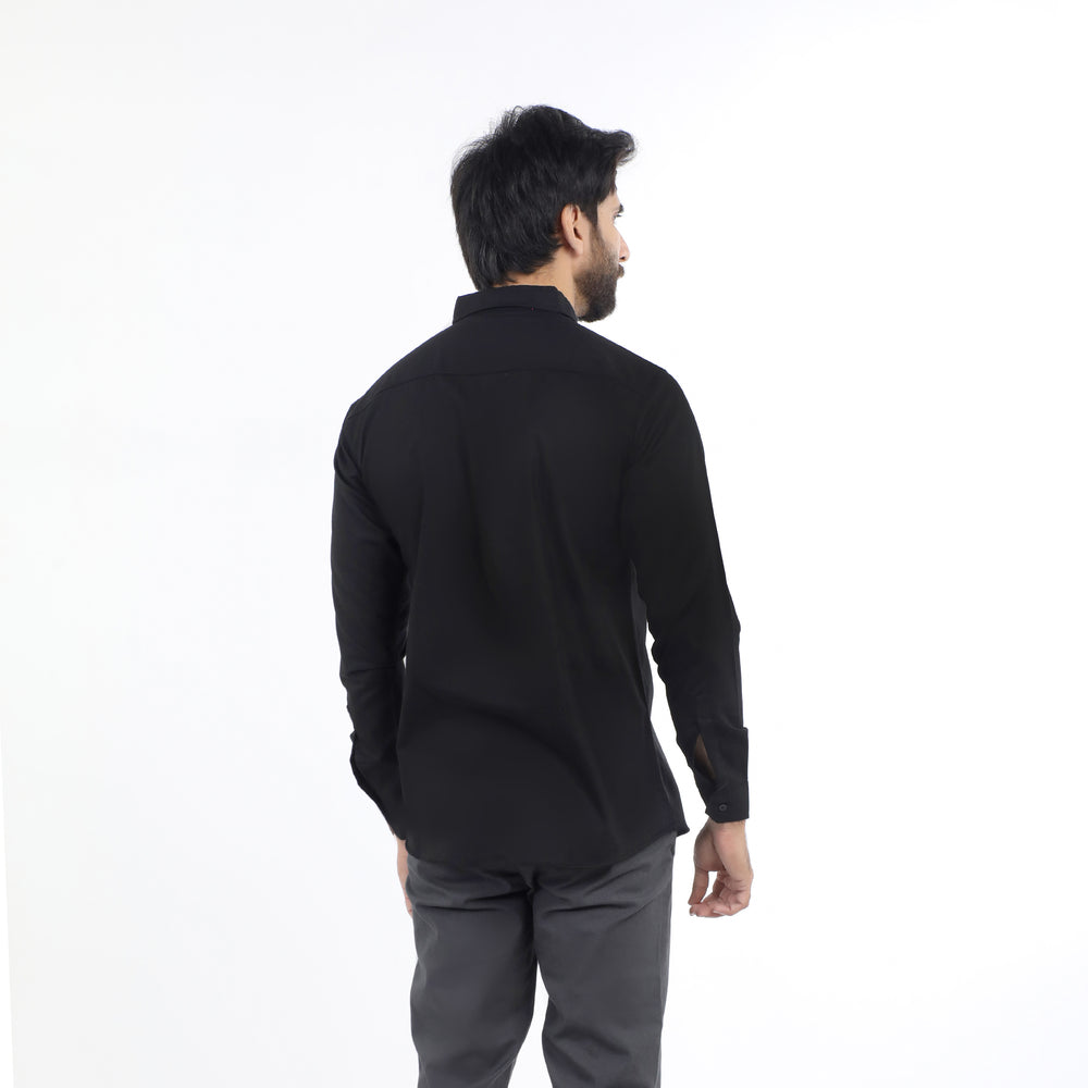 Men's Casual Shirt - Black, Men's Shirts, Chase Value, Chase Value