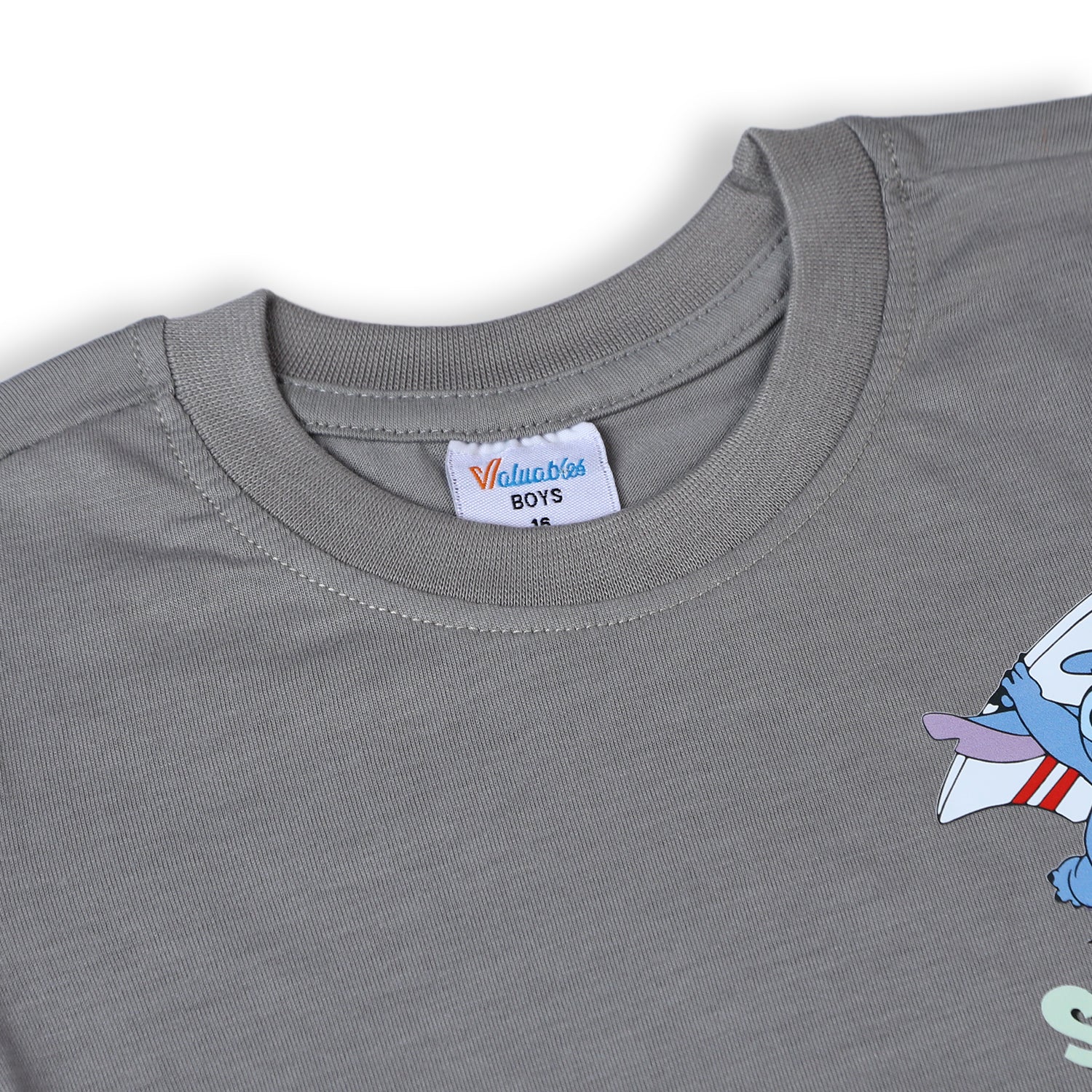 Boys Half Sleeves T-Shirt - Grey, Boys T-Shirts, Chase Value, Chase Value