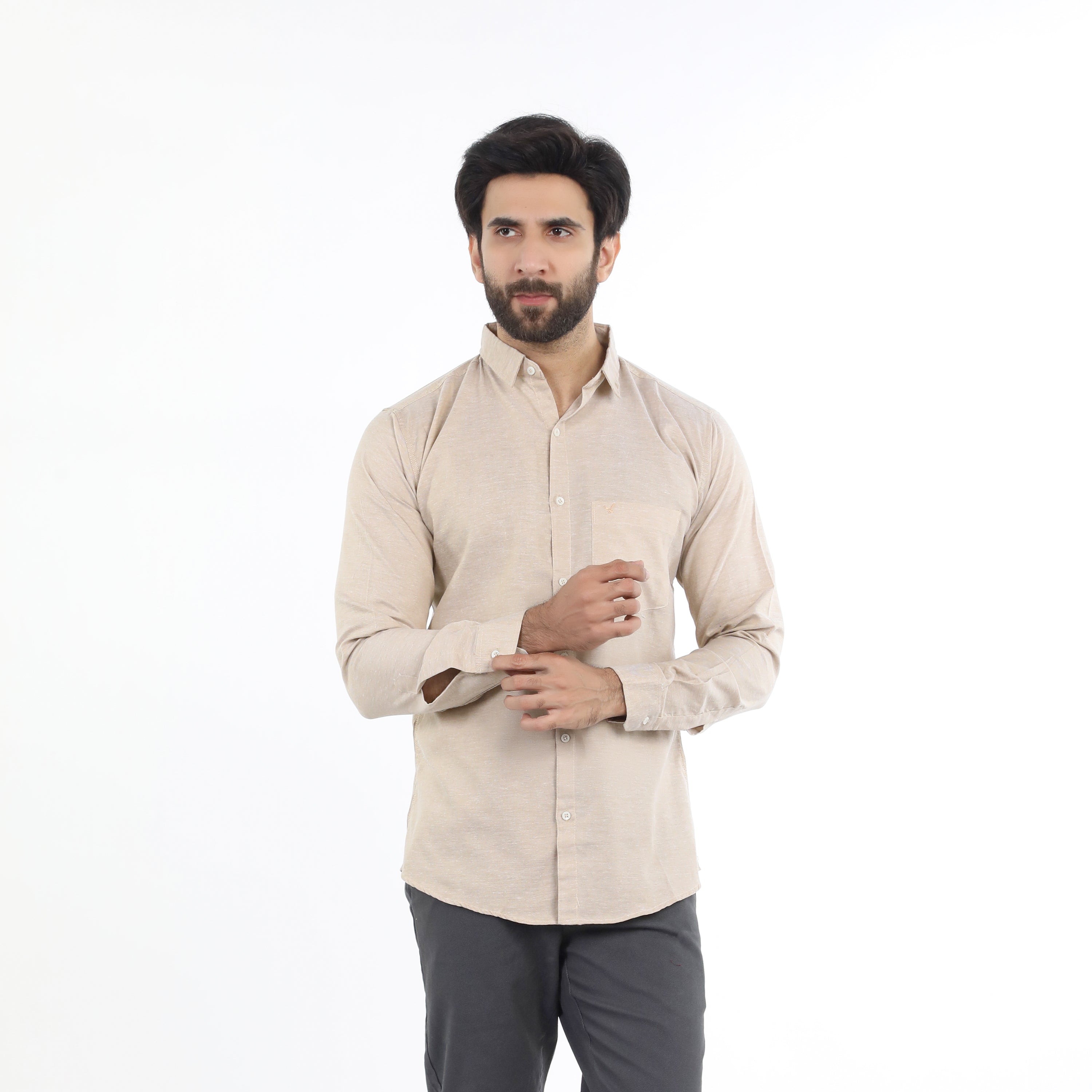 Men's Casual Shirt - Fawn, Men's Shirts, Chase Value, Chase Value